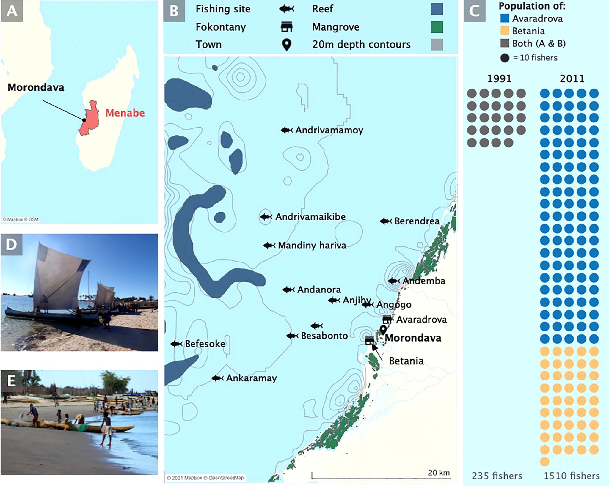 Map Of Study Site A Location Of Madagascar Off The East Coast Of Africa In The Mozambique Channel And Morondava In The Region Of Menabe West Madagascar. 2048x1635 